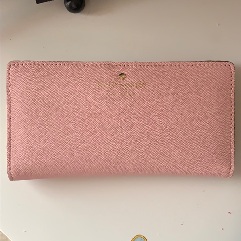 Kate spade baby pink long wallet